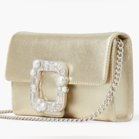 Kate Spade BRAND NEW never before worn in perfect condition gold bridal bag - Picture 2 of 5